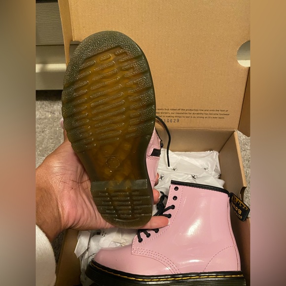 Pink/black kids Boots - Picture 3 of 4